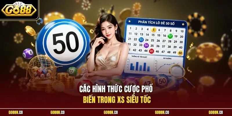 Các hình thức cược phổ biến trong XS siêu tốc